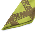Hermes Silk Twilly Scarf Bolduc Ribbon Green — view 2