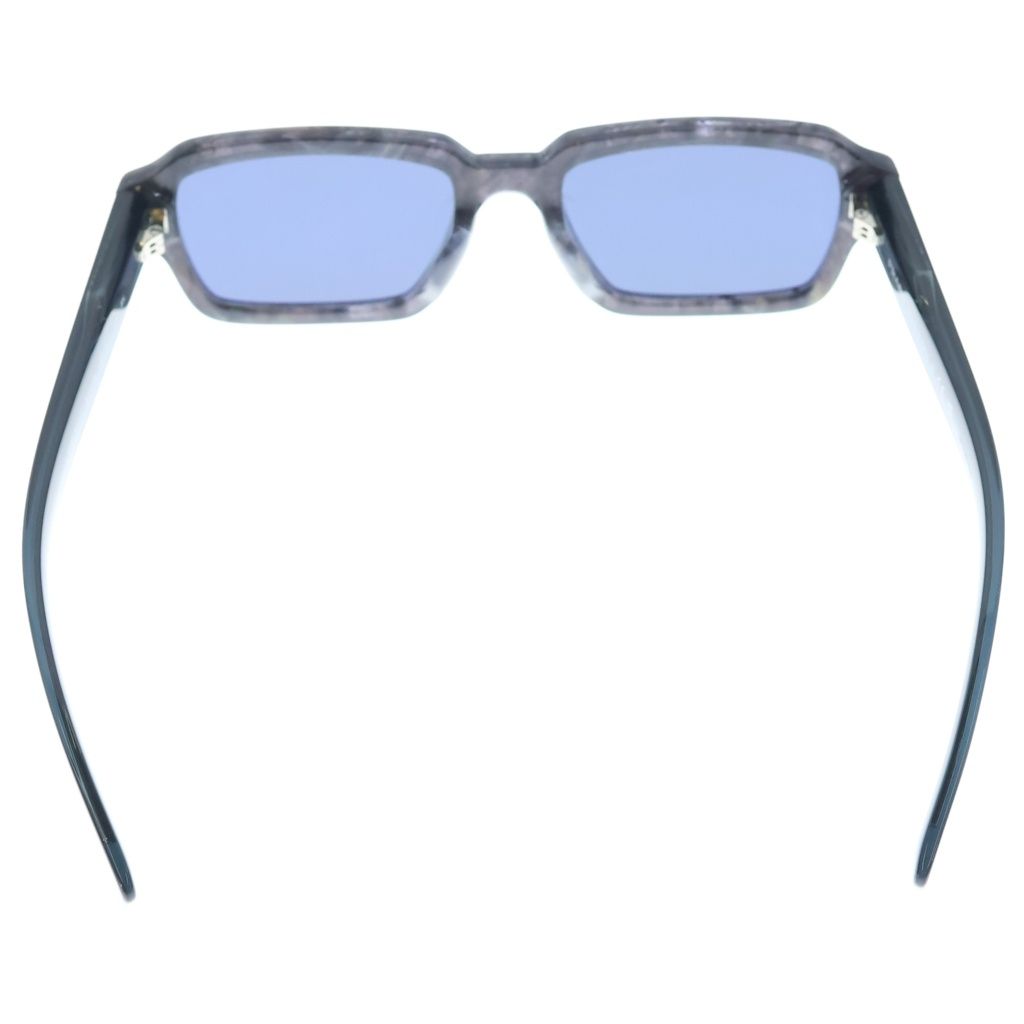 Prada Acetate Frame Side Logo Square Sunglasses Eyewear Gray — view 2