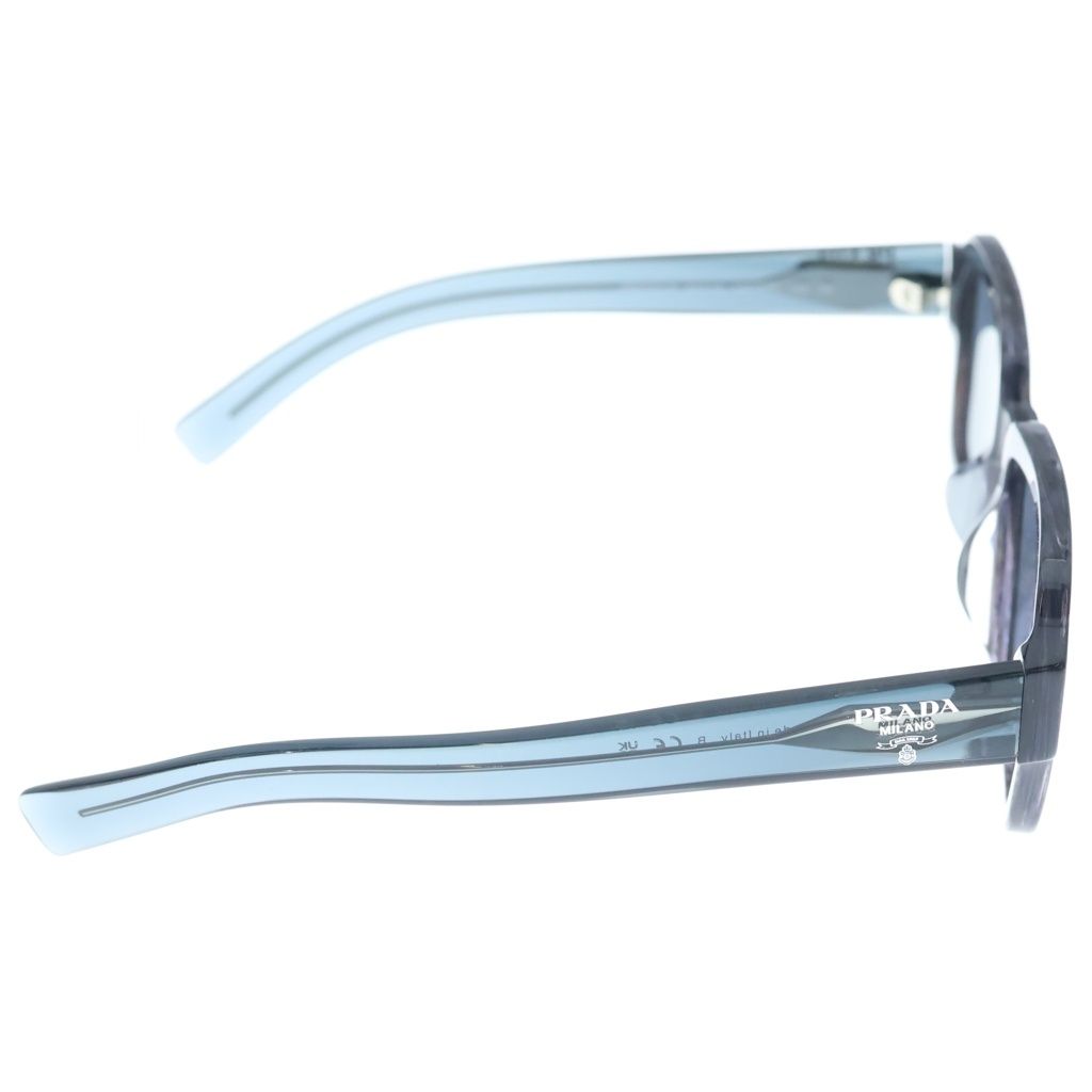 Prada Acetate Frame Side Logo Square Sunglasses Eyewear Gray — view 3