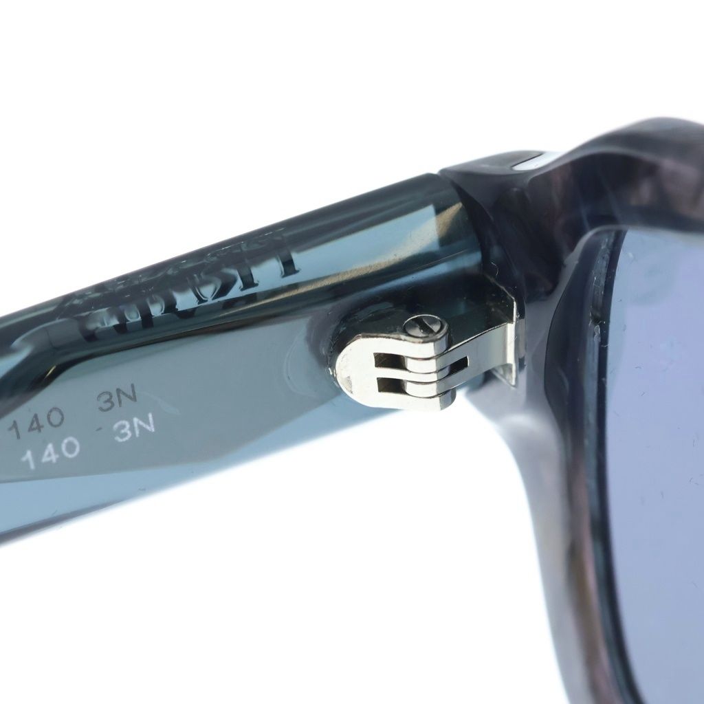 Prada Acetate Frame Side Logo Square Sunglasses Eyewear Gray — view 4