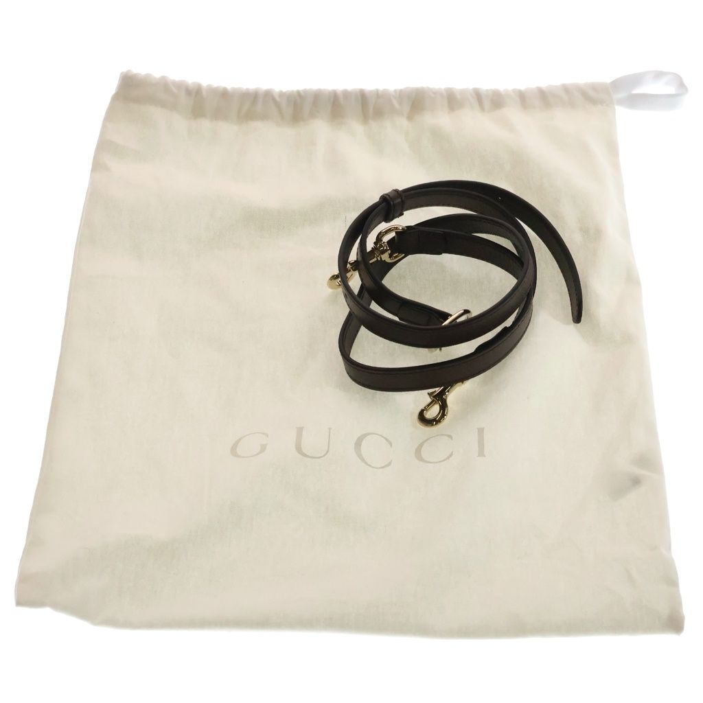 Gucci Ophidia Medium 2-Way Top Handle Shoulder Bag Beige Brown Leather Gold — view 8