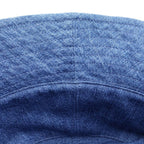 Louis Vuitton Damier Reversible Logo Embroidery Cotton Bucket Hat Indigo — view 6