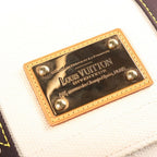 Louis Vuitton Antigua Besace PM Shoulder Bag Canvas Ecru Ivory Dark Brown — view 6