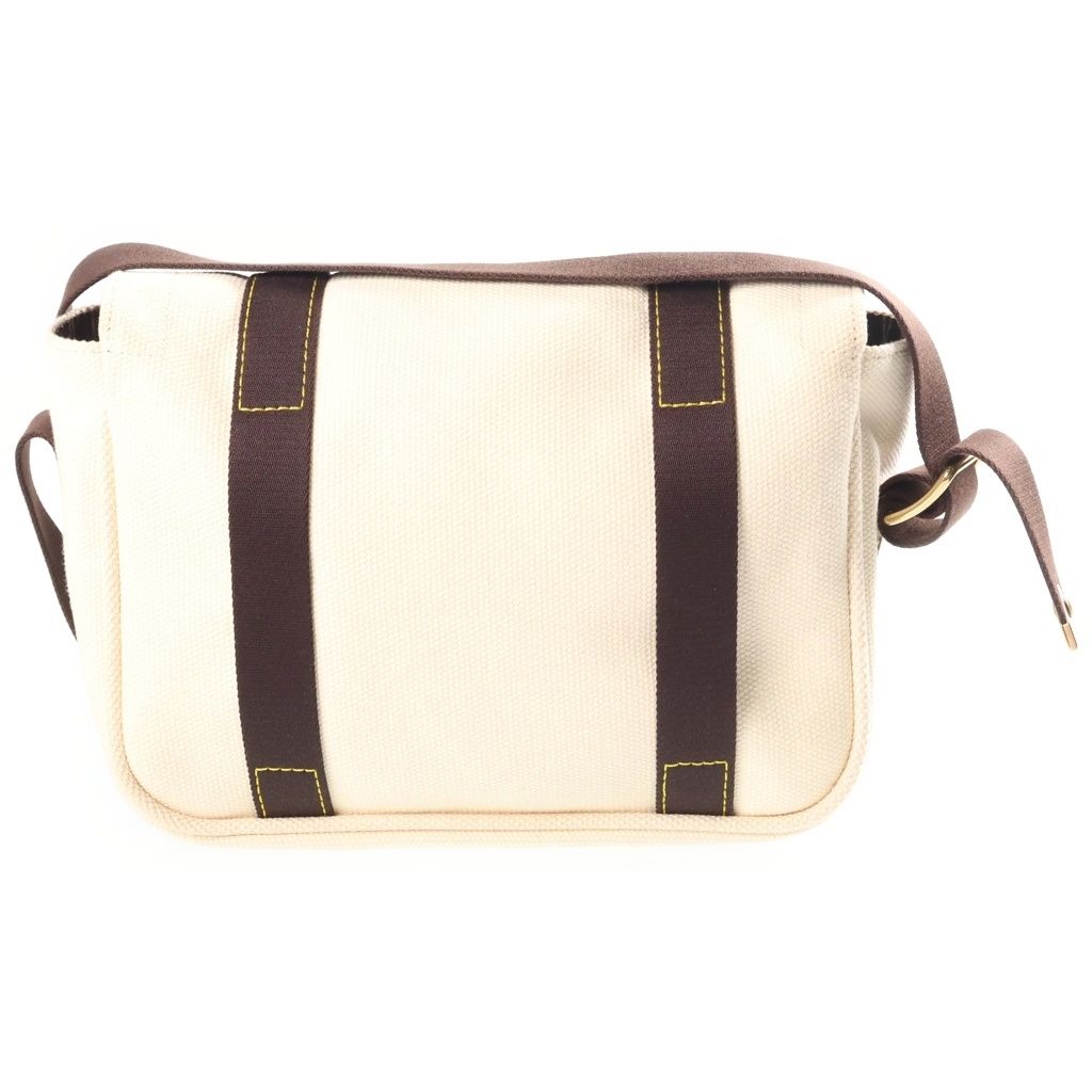 Louis Vuitton Antigua Besace PM Shoulder Bag Canvas Ecru Ivory Dark Brown — view 2