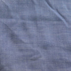 Chanel CC&camellia Logo Scarf CC Large Shawl Fringe Cashmere Silk Blue — view 2
