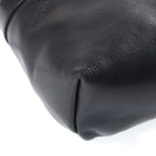 Saint Laurent Paris Messenger Bag Black Leather Silver — view 5