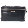 Saint Laurent Paris Messenger Bag Black Leather Silver
