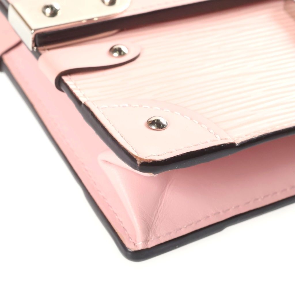 Louis Vuitton Epi Portefeuille Trunk Rose Ballerine Chain Shoulder Bag Pink — view 5