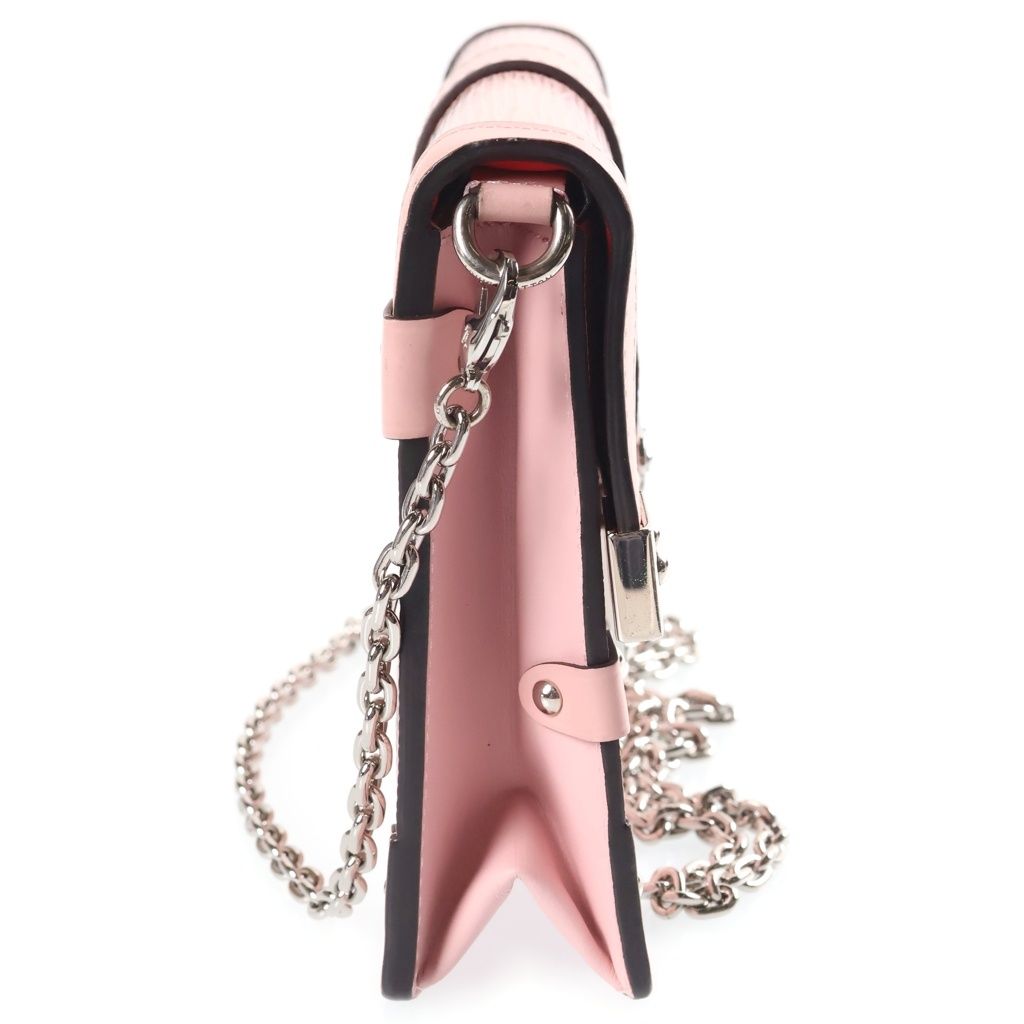 Louis Vuitton Epi Portefeuille Trunk Rose Ballerine Chain Shoulder Bag Pink — view 3