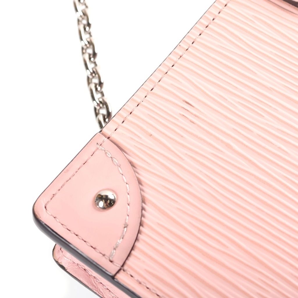 Louis Vuitton Epi Portefeuille Trunk Rose Ballerine Chain Shoulder Bag Pink — view 7