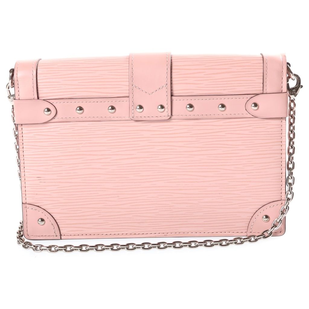 Louis Vuitton Epi Portefeuille Trunk Rose Ballerine Chain Shoulder Bag Pink — view 2