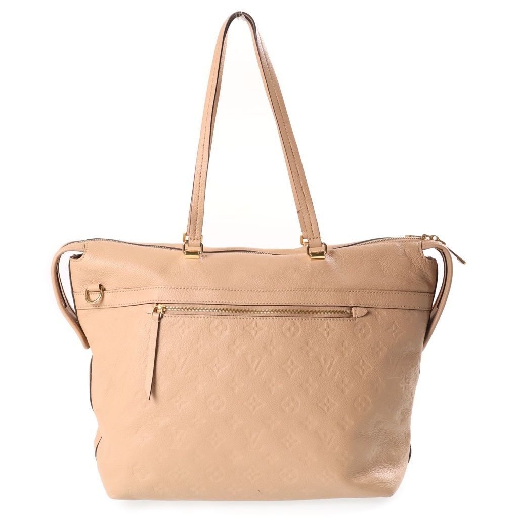 Louis Vuitton Monogram Empreinte Boetie 2-Way Shoulder Bag Beige Leather Gold — view 2