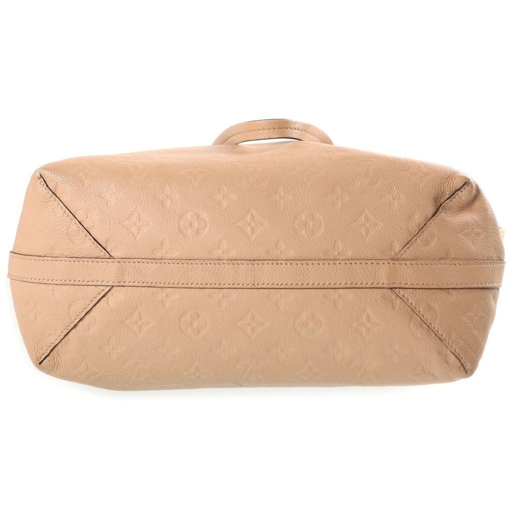 Louis Vuitton Monogram Empreinte Boetie 2-Way Shoulder Bag Beige Leather Gold — view 4