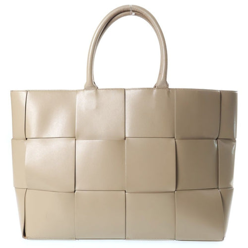 Bottega Veneta Arco Tote Bag Large Greige Leather