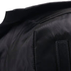 Prada Triangle Plate Technical Fabric Messenger Bag Black — view 5