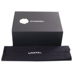 Chanel Quilted Tote Bag CC Logo Gold Caviar Leather Light Beige — view 8