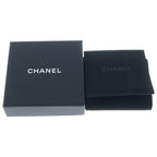 Chanel CC Logo Brooch Pin Badge Gold Pearl Leather Metal — view 6