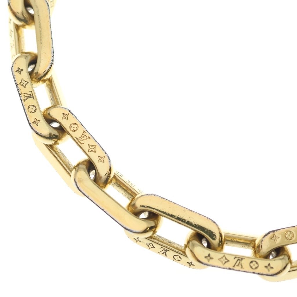 Louis Vuitton Collier LV Edge MM Necklace Chain Gold