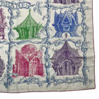 Hermes Limited Shawl Carre 140 Various Huts Cashmere 70% Silk 30% Multicolor — view 5