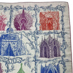 Hermes Limited Shawl Carre 140 Various Huts Cashmere 70% Silk 30% Multicolor — view 3