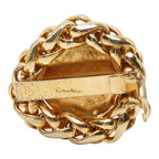 Chanel CC Logo Rice Motif Earrings Ear Clip Gold Plated — view 4