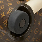 Louis Vuitton Monogram Horizon Soft Suitcase Carriage Case Brown Leather Travel — view 7