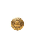 Chanel 31 Rue Cambon Vintage Round Brooch Gold Plated