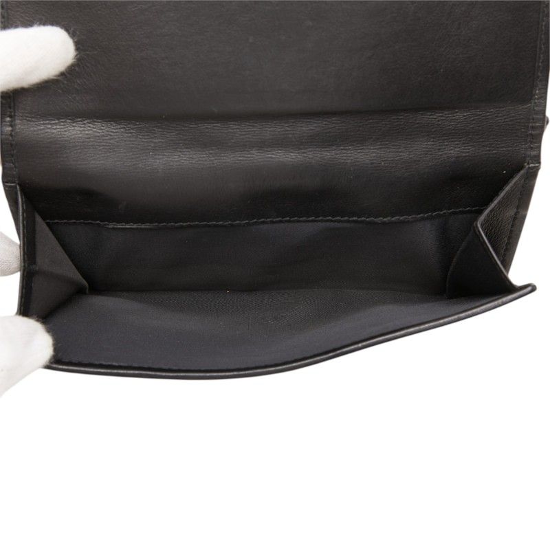 Dior Trotter Wallet Black Ivory Canvas Leather — view 6