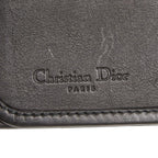 Dior Trotter Wallet Black Ivory Canvas Leather — view 8