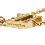 Louis Vuitton Monogram Loulou Glam Chain Bracelet Gold Plated — view 5