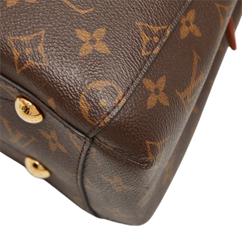 Louis Vuitton Monogram Montaigne BB 2-Way Shoulder Bag Brown Leather — view 4
