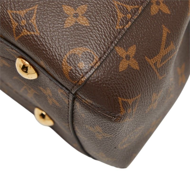 Louis Vuitton Monogram Montaigne BB 2-Way Shoulder Bag Brown Leather — view 6