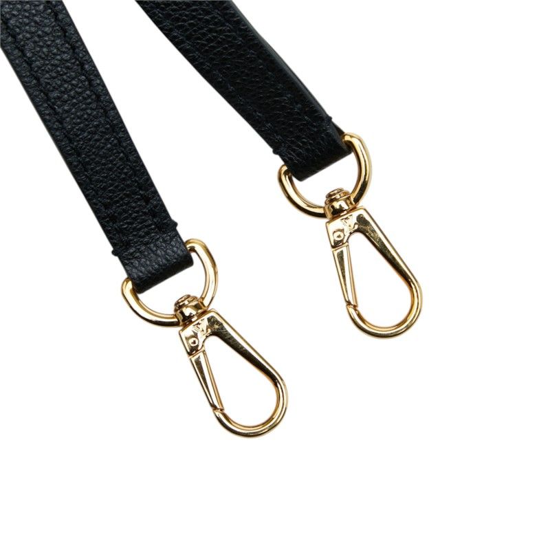 Louis Vuitton Shoulder Strap Black Leather — view 4
