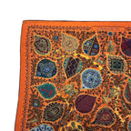 Hermes Scarf Shawl Cashmere Carre 140 L'arbre de Vie Tree of Life Orange — view 3