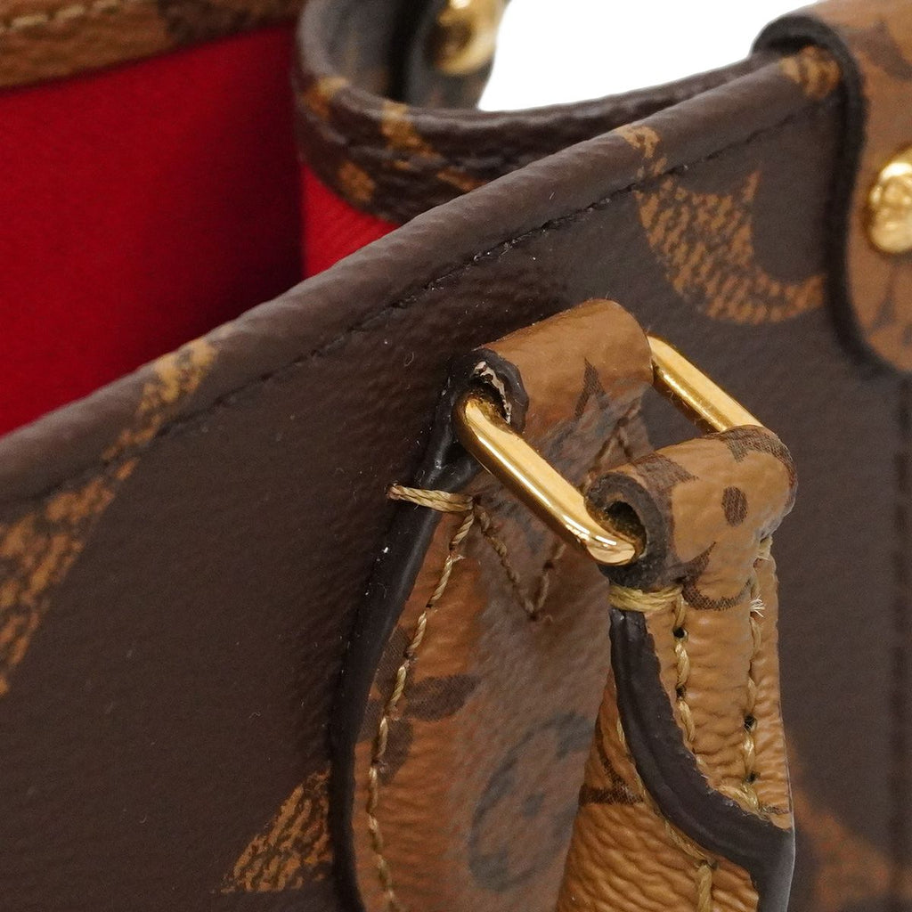 Louis Vuitton Handbag Monogram Giant Reverse On The Go BB Brown 2-Way Bag — view 8