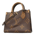 Louis Vuitton Handbag Monogram Giant Reverse On The Go BB Brown 2-Way Bag