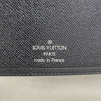 Louis Vuitton Long Billfold Taiga Porto Chequier Cartes Credit Ardoise Wallet — view 4