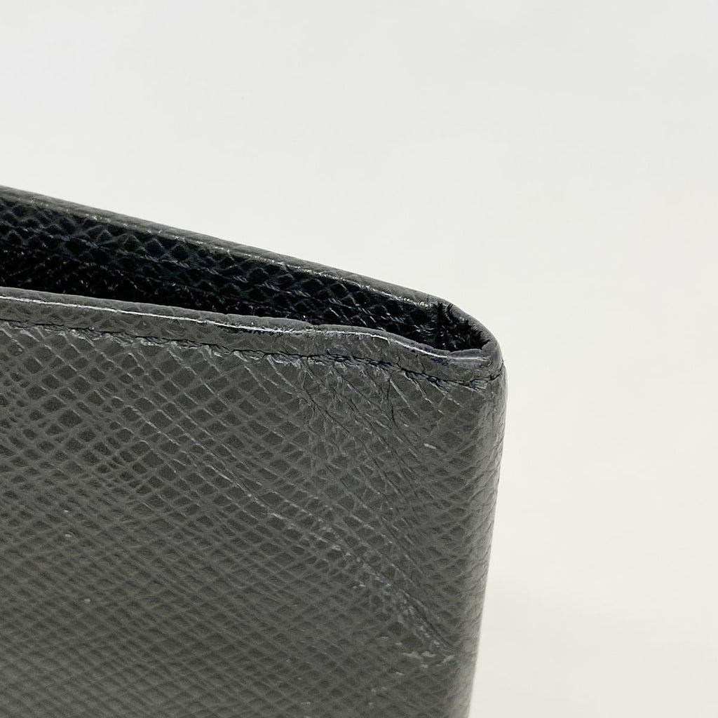 Louis Vuitton Long Billfold Taiga Porto Chequier Cartes Credit Ardoise Wallet — view 5