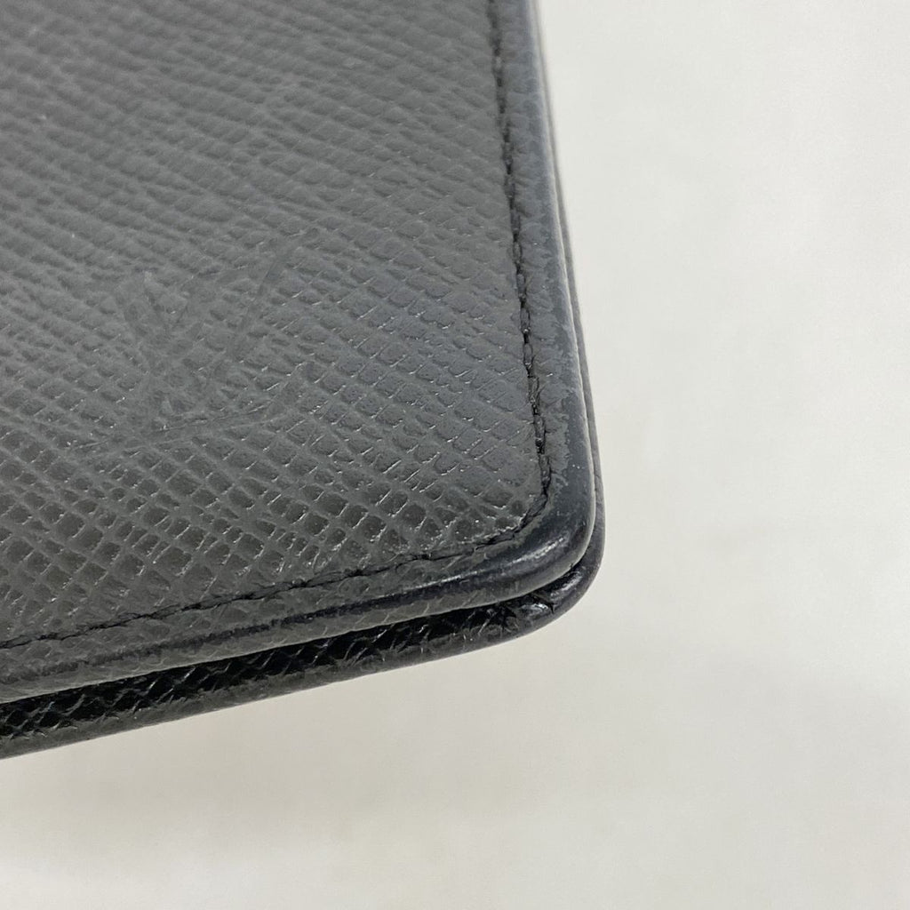 Louis Vuitton Long Billfold Taiga Porte Valeurs Cartes Credit Ardoise Wallet — view 5