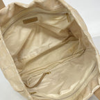 Chanel Tote Bag New Travel Nylon Beige Champagne Gold — view 4
