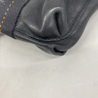 Hermes Handbag Caravan Horizontal Leather Black Silver 2-Way Bag — view 7