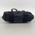 Hermes Handbag Caravan Horizontal Leather Black Silver 2-Way Bag — view 3