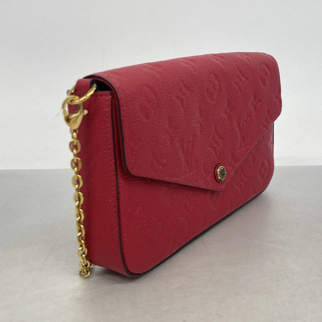Louis Vuitton Wallet on Chain Monogram Empreinte Pochette Felicie Scarlet — view 2