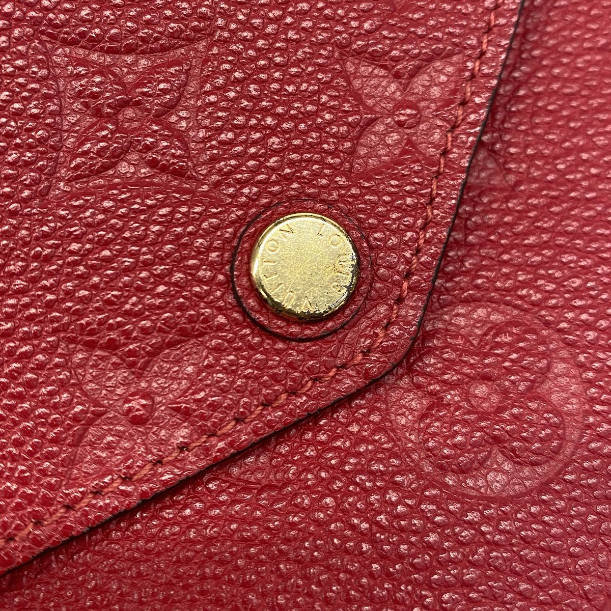 Louis Vuitton Wallet on Chain Monogram Empreinte Pochette Felicie Scarlet — view 6