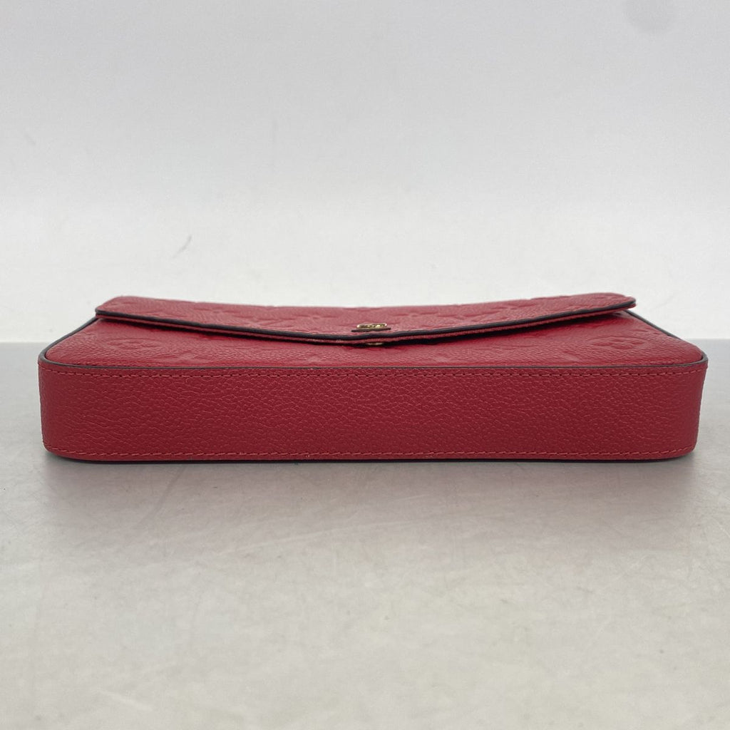 Louis Vuitton Wallet on Chain Monogram Empreinte Pochette Felicie Scarlet — view 3