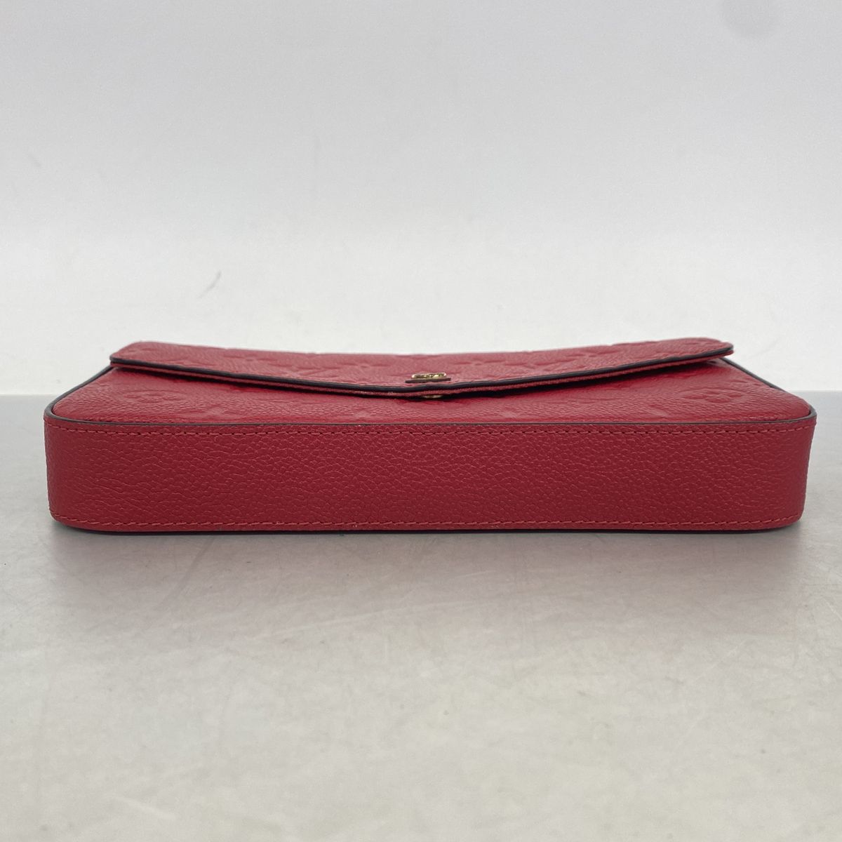 Louis Vuitton Wallet on Chain Monogram Empreinte Pochette Felicie Scarlet — view 3