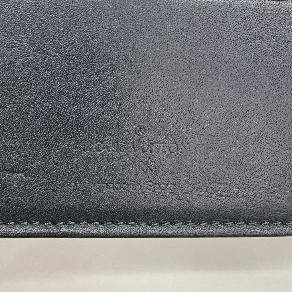 Louis Vuitton Wallet Damier Cobalt Portefeuille Marco Black Navy — view 4