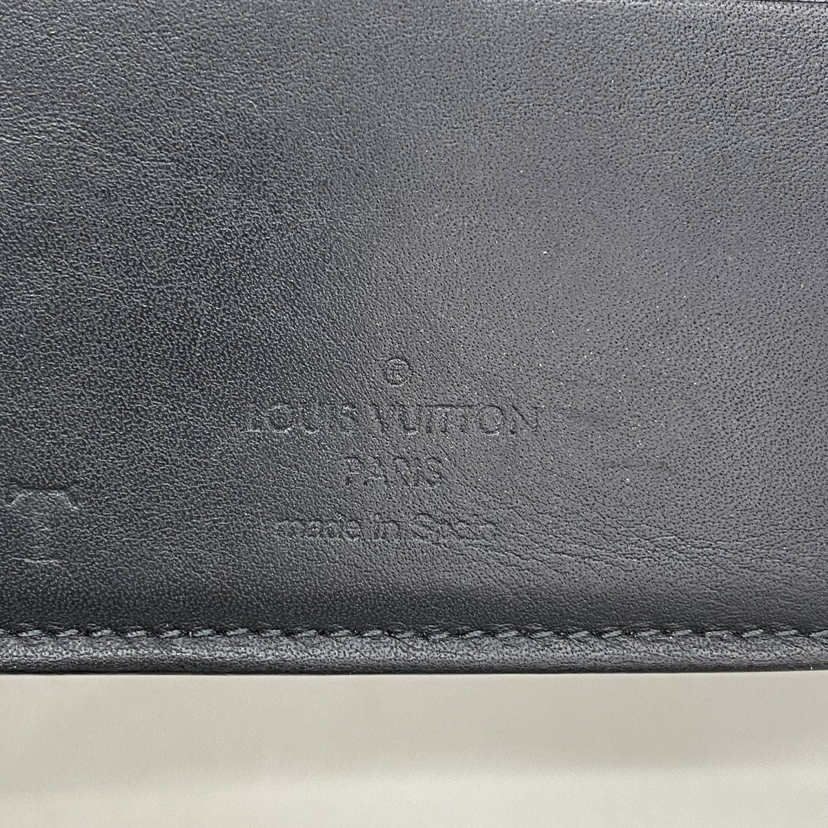 Louis Vuitton Wallet Damier Cobalt Portefeuille Marco Black Navy — view 4