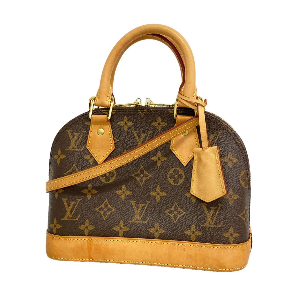 Louis Vuitton Handbag Monogram Alma BB Brown 2-Way Bag