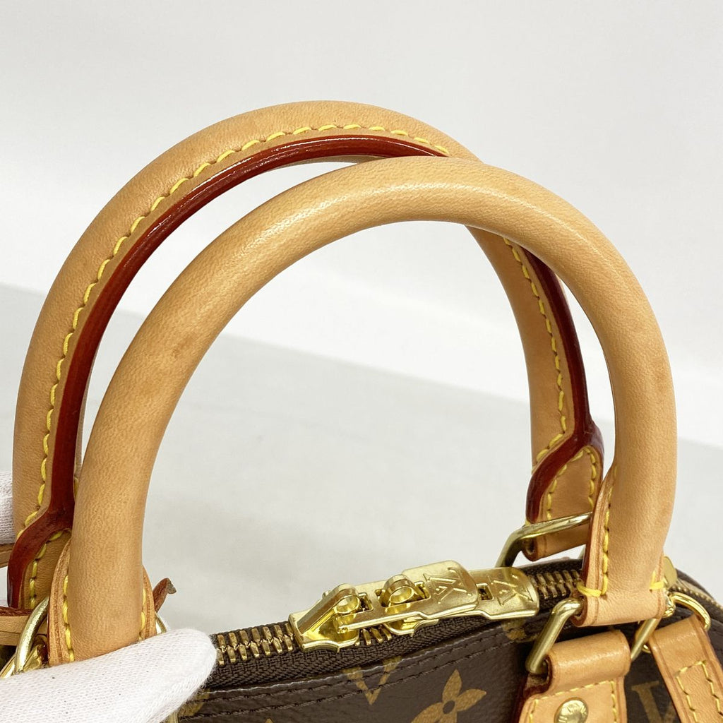 Louis Vuitton Handbag Monogram Alma BB Brown 2-Way Bag — view 6